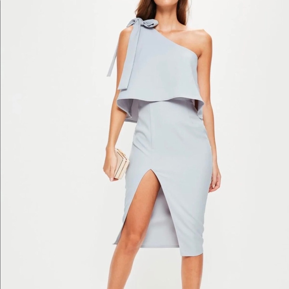 MISSGUIDED One Shoulder Dress